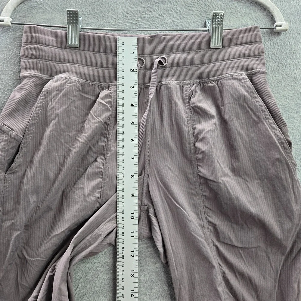 Lululemon Women Activewear Pants‎ 4 Purple Dance Studio Jogger Logo Drawstring
